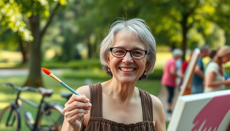 Community painting project in Philadelphia with a smiling woman.