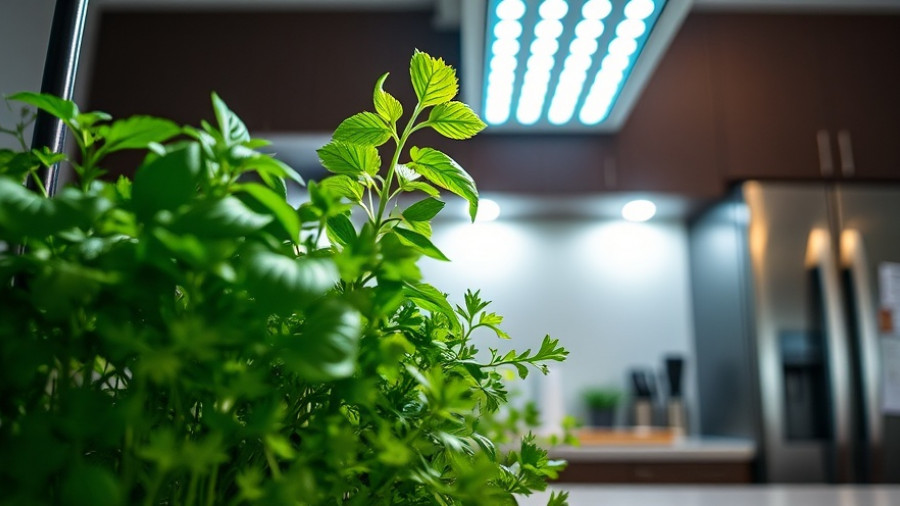 Best Grow Lights of 2025: Indoor herb garden on kitchen counter.