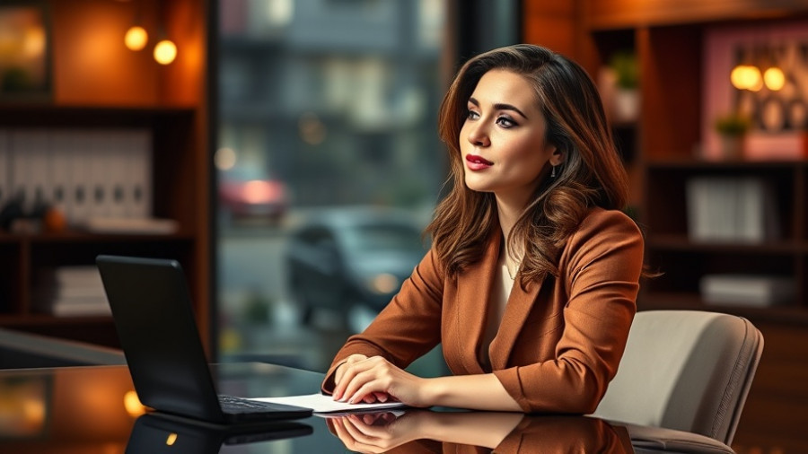 Thoughtful woman on podcast, Christian podcasts for women, cozy studio.