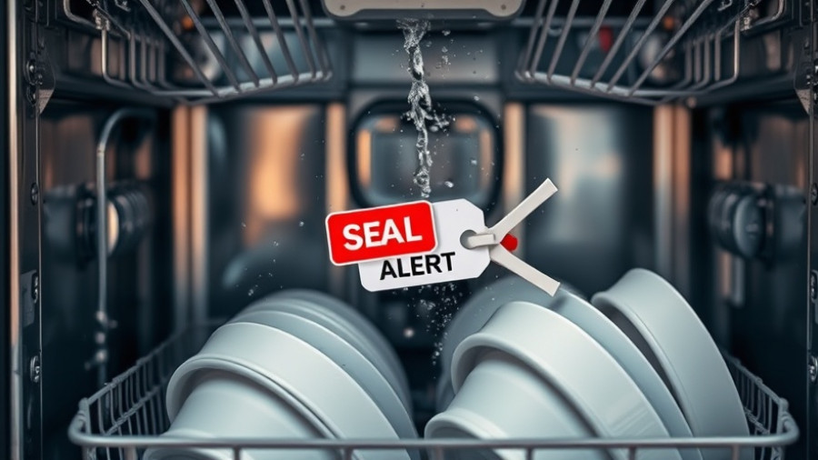 LG dishwasher with deal alert tag, Home Depot LG Dishwasher Sale.