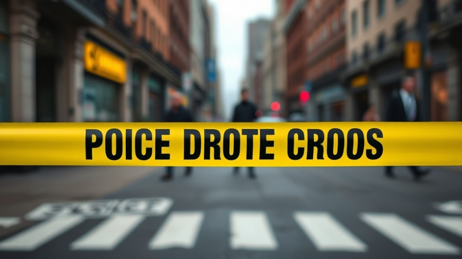 Bright yellow police tape at Pennsylvania crime scene.