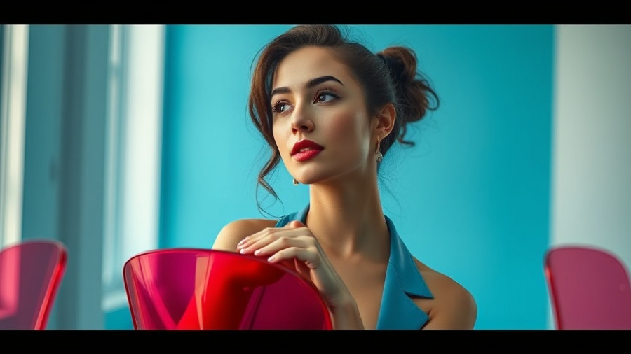 Introverted fashion pose in vibrant setting, tips for introverts to be more social.