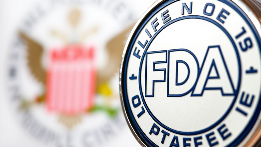 FDA emblem close-up amid blood pressure medication recall.