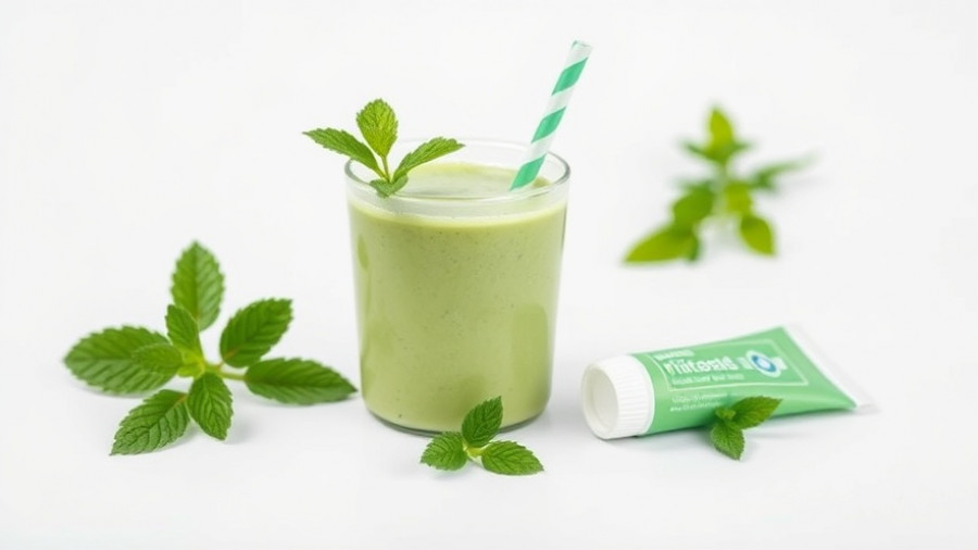 Erewhon toothpaste-inspired smoothie concept with green drink