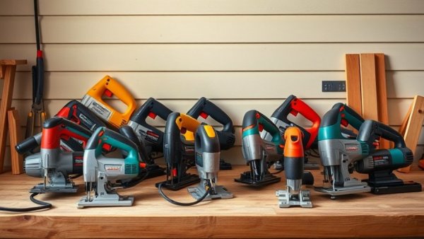 Best jigsaws of 2025 displayed on a wooden table with siding background.