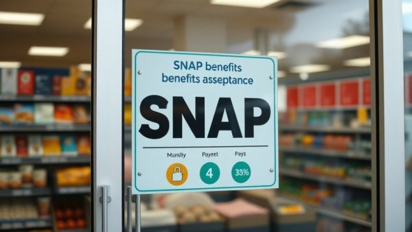 Store entrance with SNAP sign promoting November SNAP benefits.
