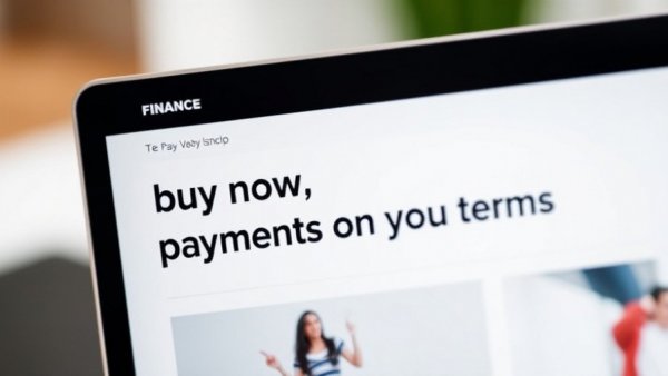 Buy Now, Pay Later Card Payments on finance website screen.