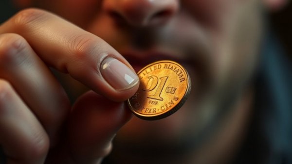 End of the penny production captured in a detailed close-up of a penny being held.