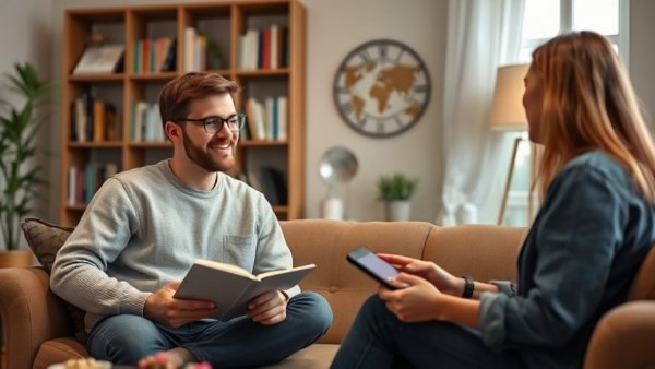 Video chat discussing travel during government shutdown.