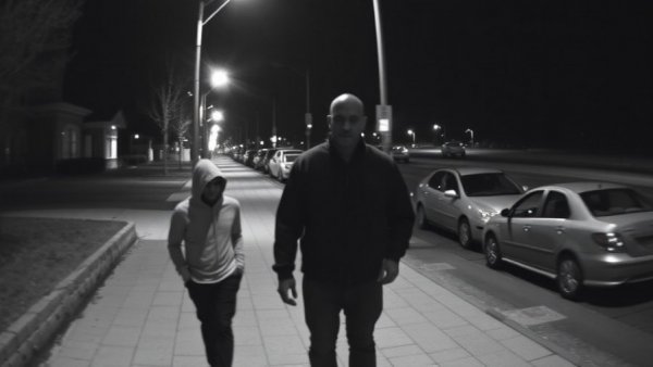 Surveillance image related to death of flight attendant in South Philadelphia.