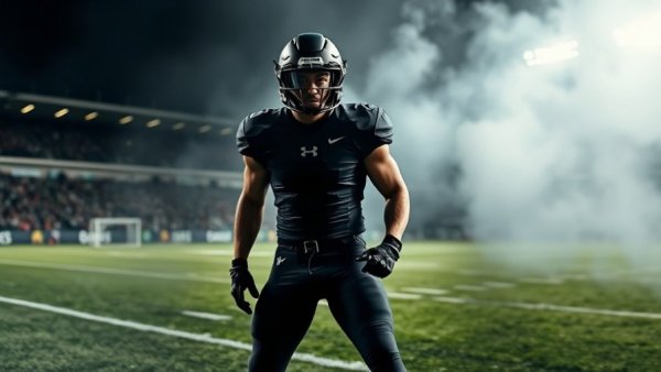 Eagles all-black uniforms for Black Friday on confident athlete.