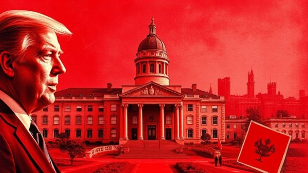 CMU visa issues international students collage with university and political figure in red