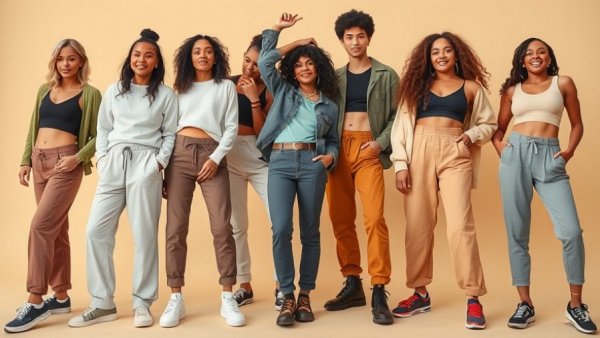 Outdoor Voices clothing review showcase with diverse apparel.