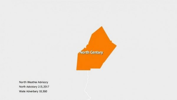 North Central PA winter weather advisory map and details.