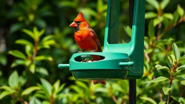 Innovative tech bird feeder with cardinal, Best power and tech products 2025.