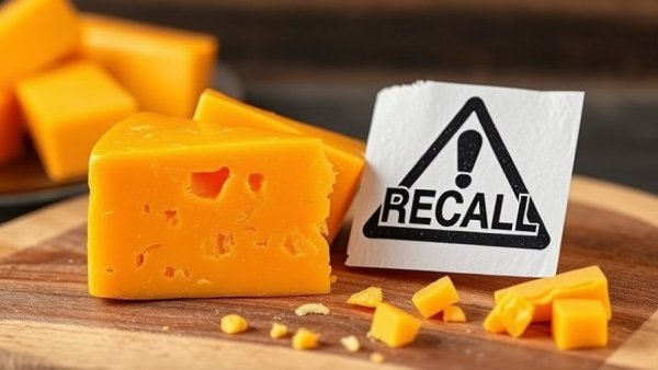 Cheddar cheese recall due to listeria contamination warning.