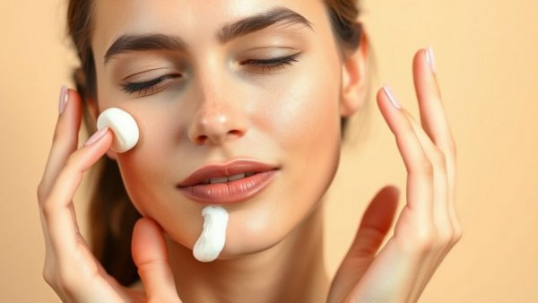 Woman applying cleanser, highlighting lifestyle habits that age your skin faster.