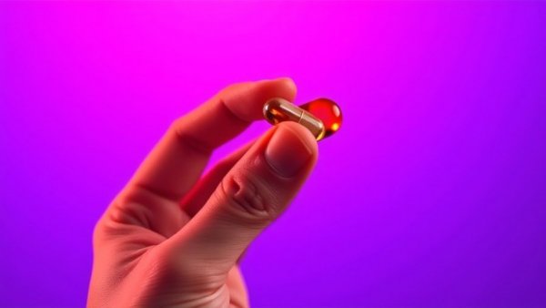 Hand holding capsule for preparations for GLP-1 medications.