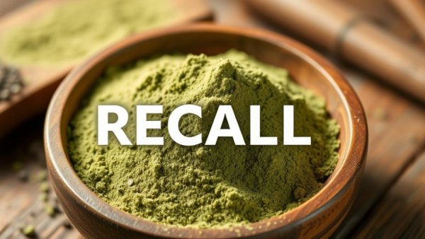 Green powder with recall warning due to salmonella outbreak