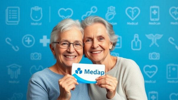 Medigap plans explained 2026 educational poster with smiling couple