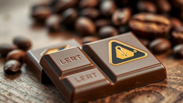 Spring & Mulberry chocolate bar recall notice over chocolate pieces.