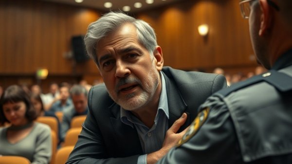 Tense town hall incident with security intervention, Ilhan Omar event.