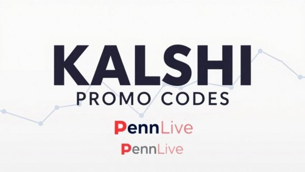 Kalshi promo code and PennLive logo over chart