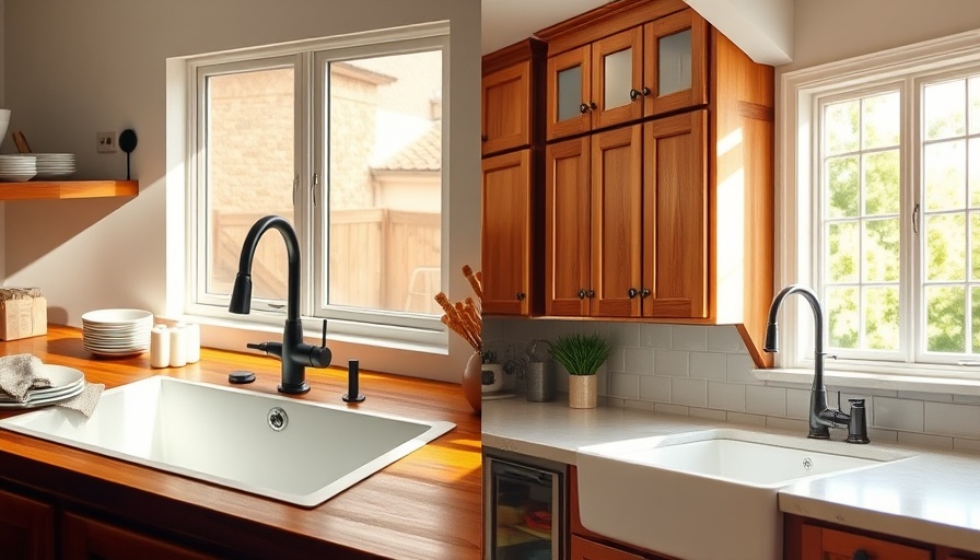 Comparison of undermount vs drop-in sink designs in kitchens.