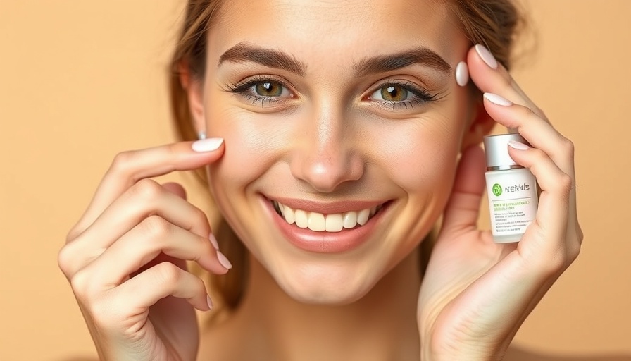 Young woman using retinol eye cream for dark circles and wrinkles.