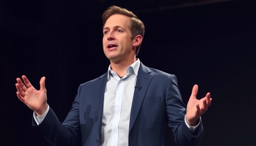 Confident speaker discussing Oklahoma education standards misinformation 2020 election