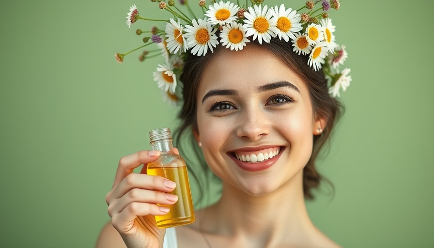 Benefits of jojoba oil for skin depicted by a woman holding oil.
