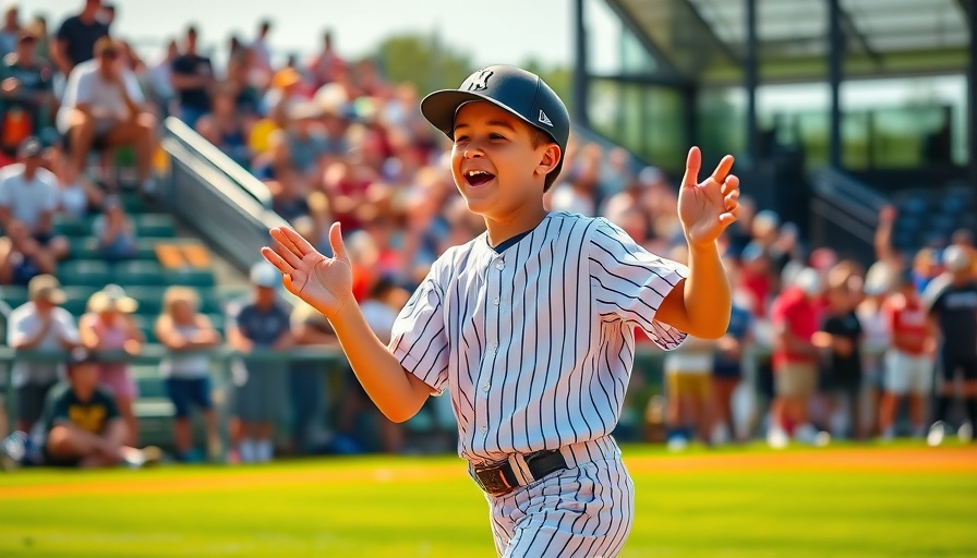 East Pennsboro baseball player cheering during playoff performance.