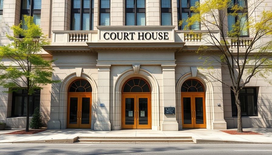 Milwaukee County Courthouse entrance, oversight of immigration detention centers context.