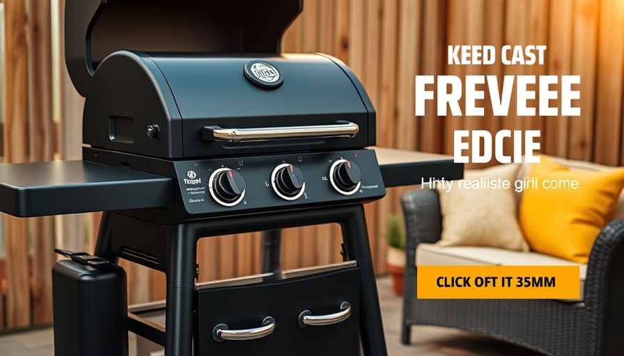 Traeger grill on patio for Father's Day deals