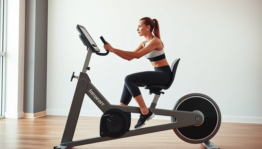 Best recumbent exercise bikes 2025; young woman exercising indoors.