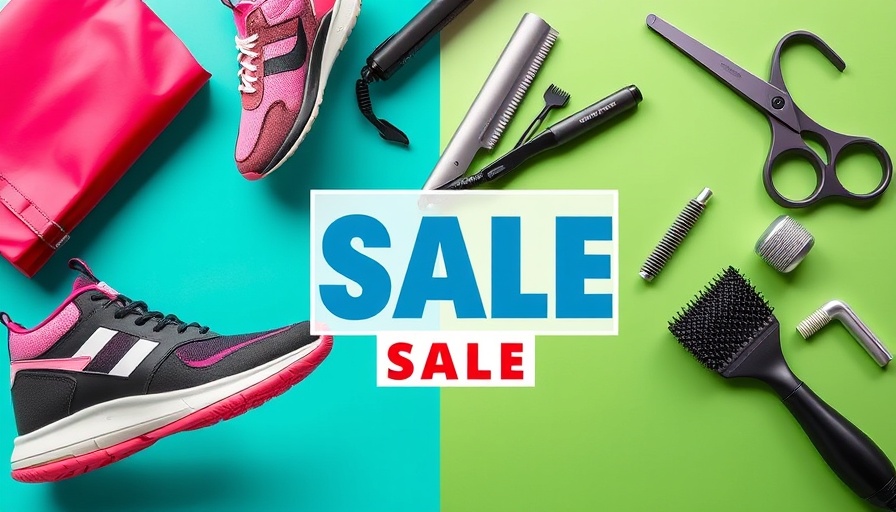 Collage of shoes and styling tools in vibrant sale banner - Nordstrom Anniversary Sale 2025.