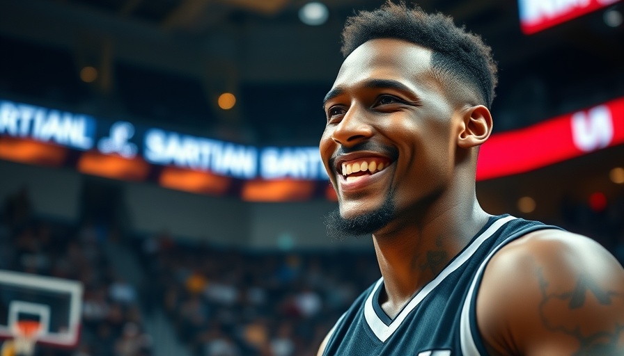 Focused basketball player in action during game, indoor setting.