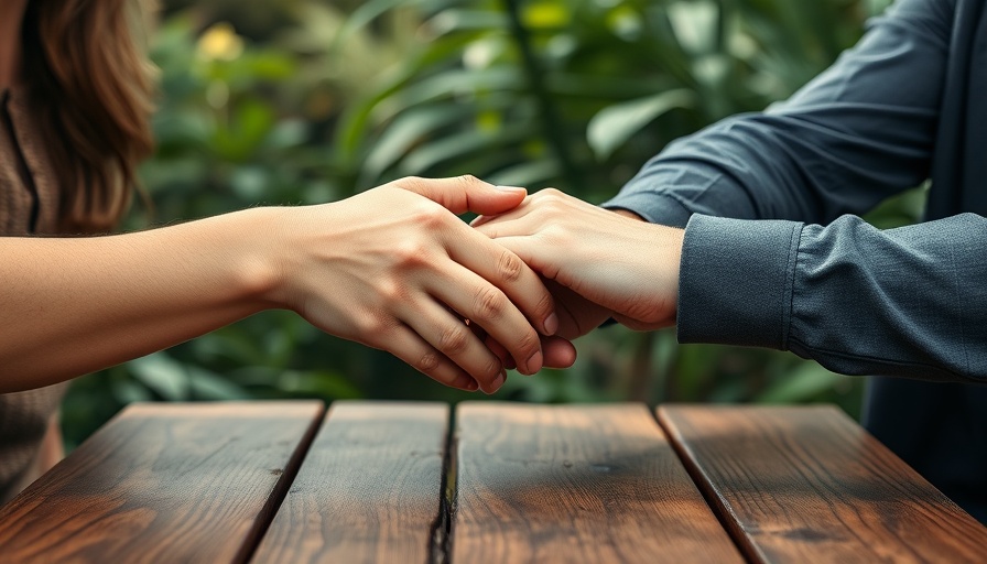 Intimate hand-holding gesture symbolizing Trauma Bond Relationships outdoors.