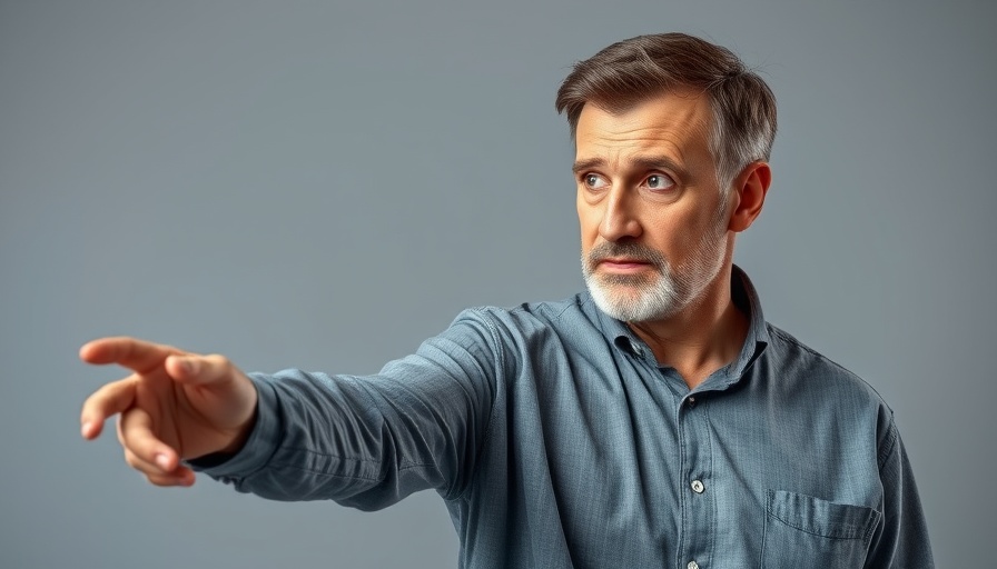 Man discussing retirement planning mistakes, serious expression.