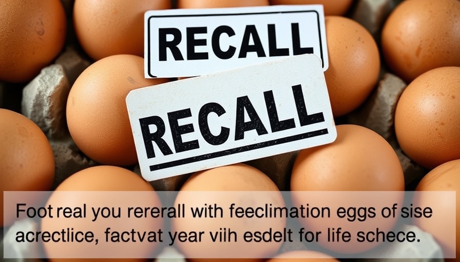 Egg carton with recall warning, salmonella egg recall concept.
