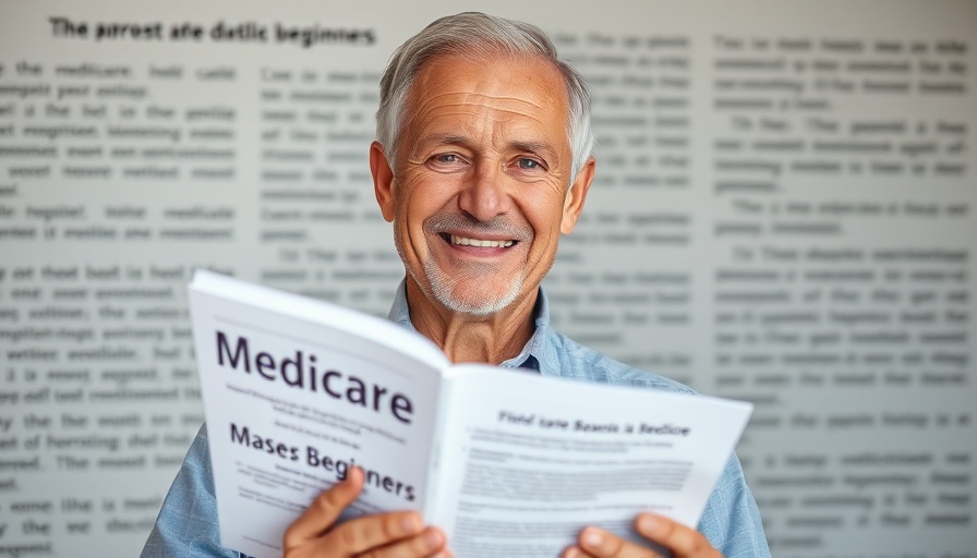 Understanding Medicare for beginners with smiling older man.
