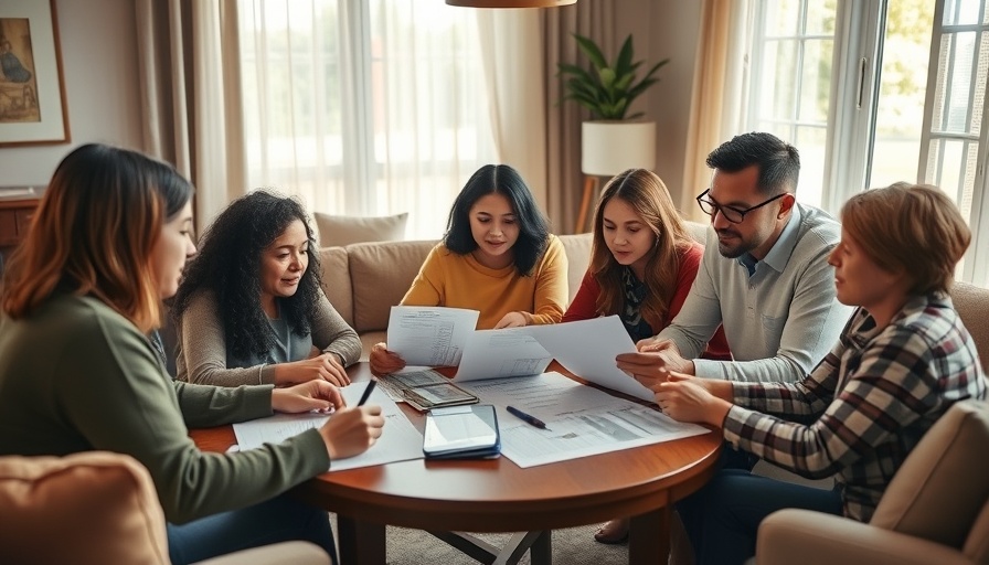 Family planning budget for cost of raising children in cozy room.