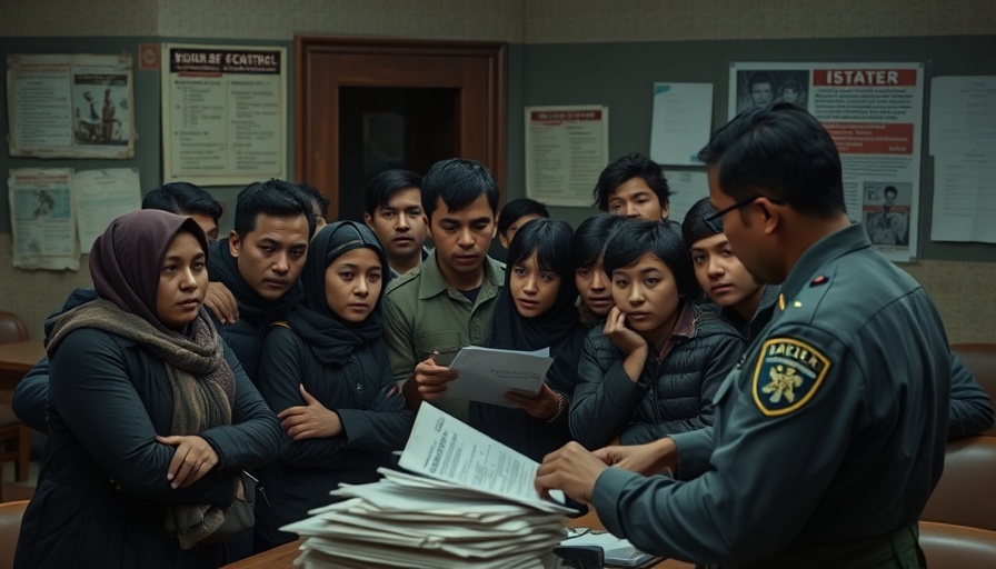 Immigrants at border during Trump Administration deportations.