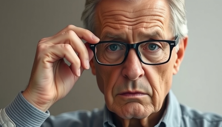 Rudy Giuliani car crash news, man adjusts glasses, concerned look.