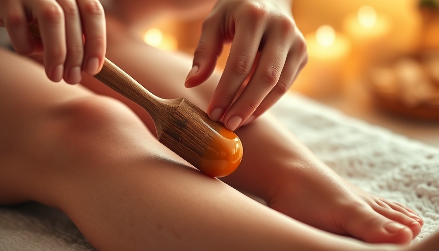 Smooth skin after waxing, close-up spa treatment.