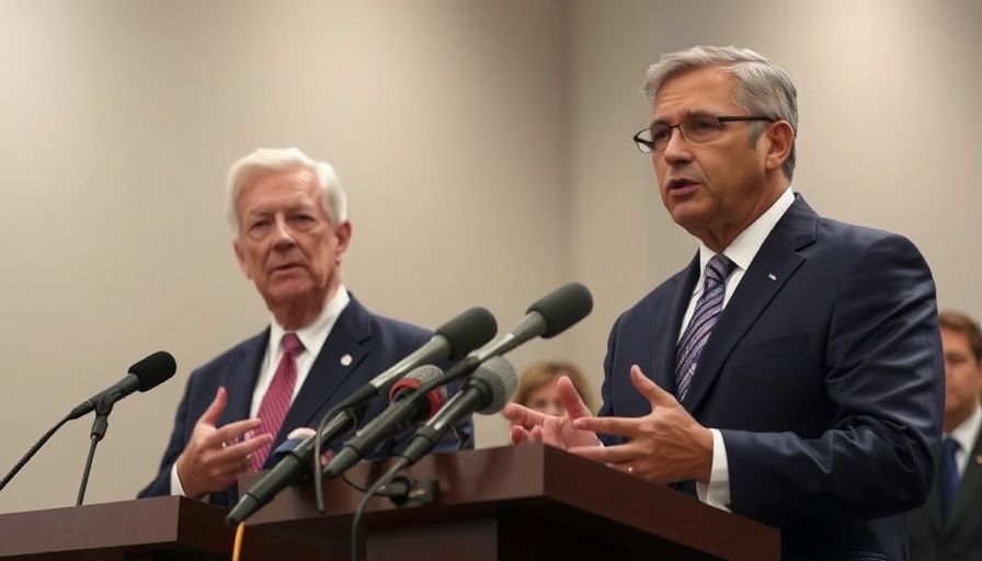 Officials discussing York County gun violence at press conference.