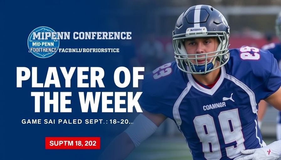 Vote for Mid-Penn Conference football player of the week for games played Sept. 18-20