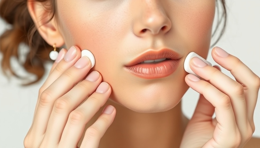 Natural skin care routine, woman applying moisturizer, photorealistic.