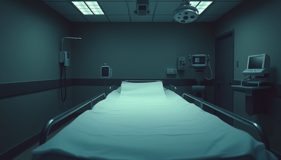 Empty examination room highlighting Texas health care turmoil defunding.