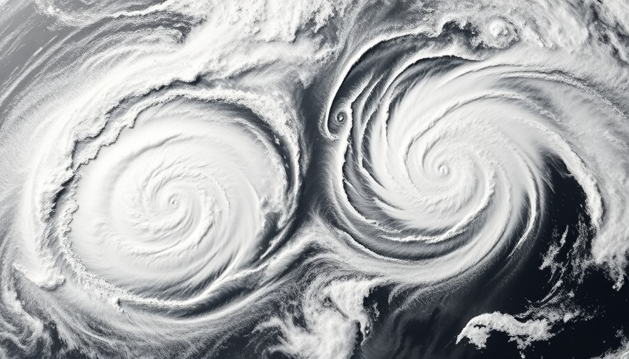 Satellite image of Hurricane Imelda Category 2 impacting Bermuda.